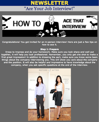 Illustration for article titled The Truth About That UC Irvine 'Before and After' Job Interview Image